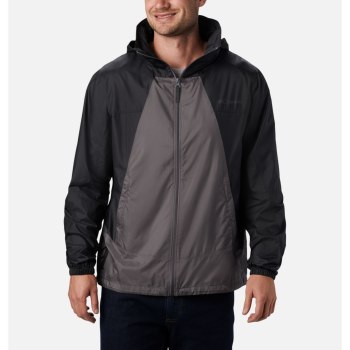 Columbia Muške Jakne - Point Park Windbreaker Sive Crne | TJZD-89731